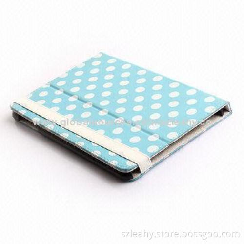 Dots design smart and cute leather case for iPad mini